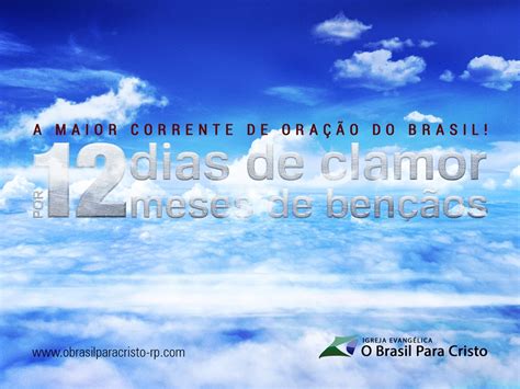 Wallpaper Para A Maior Campanha De Ora O Do Brasil Dias De Clamor