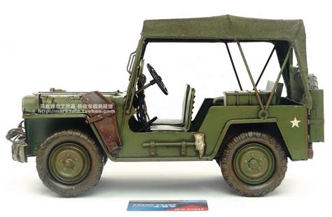 Wwii Willis Military Jeep Model Offroad Vehicle Bar Decor Creative Gift | ClassySculptures.com ...