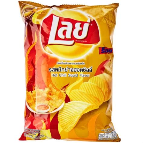 Jual Lays Potato Chips Rock Hot Chili Squid G Kota Batam BabakiwiTwo Tokopedia