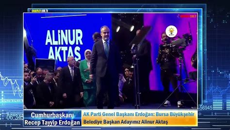 AK Parti Genel Başkanı Erdoğan Bursa Büyükşehir Belediye Başkan