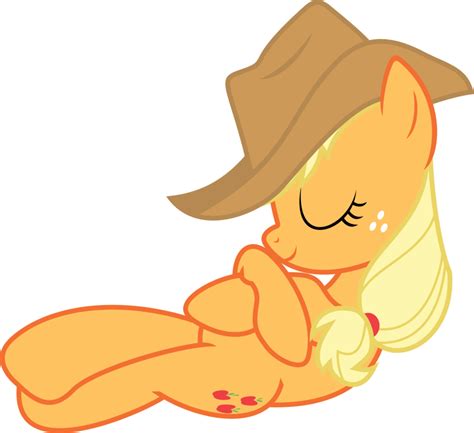 Image - Applejack sleeping by teiptr-d5ewzct.png - The Brony Fandom Wiki