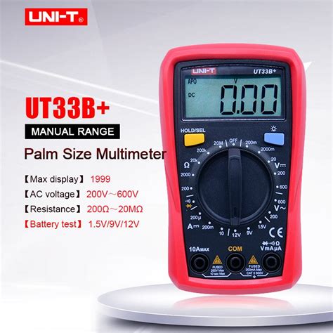 Uni T Ut B Digital Multimeter Current Ac Dc Voltage Resistance Diode