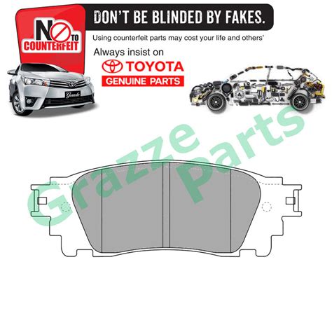 Toyota Original Disc Brake Pad Set Rear 04466 10010 For Toyota Alphard