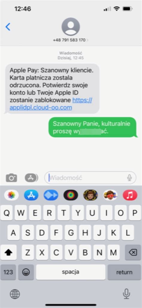 Masz iPhone a Ta wiadomość jest oszustwem