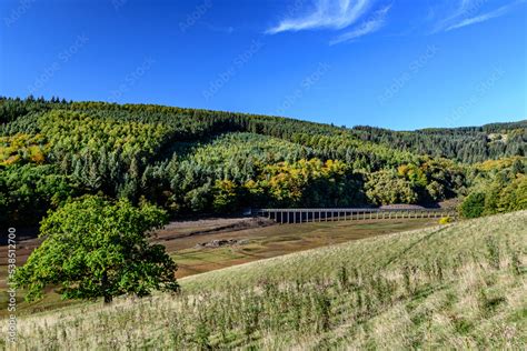 Ladybower Reservoir Drowned Village of Derwent Stock Photo | Adobe Stock