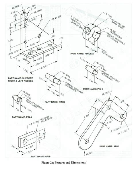 Problem Create Solid Model For Each Component The Chegg