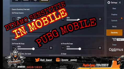 Dynamo Mobile Sensivitie Pubg Mobile Hydra Official Youtube