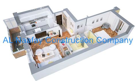 3d Floor Plans Ideas Al Naafay Construction Company Lahore