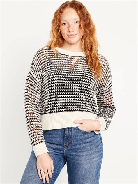 Open Stitch Sweater For Women Old Navy