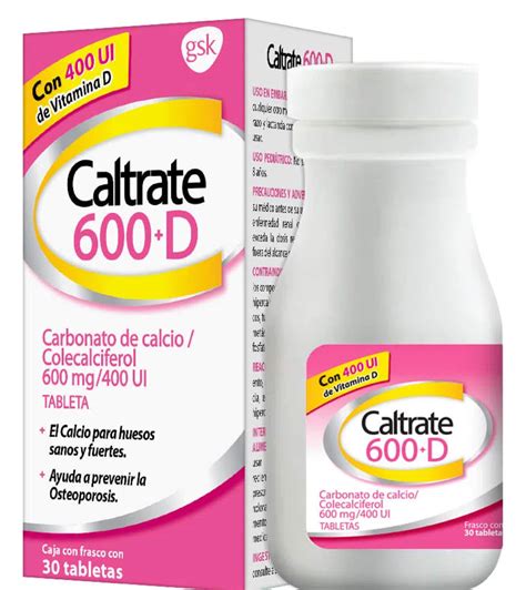 Caltrate 600d 400ui 30 Tabletas Vitialife