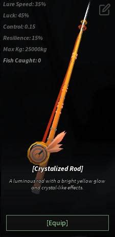 how to get crystalized rod in fisch