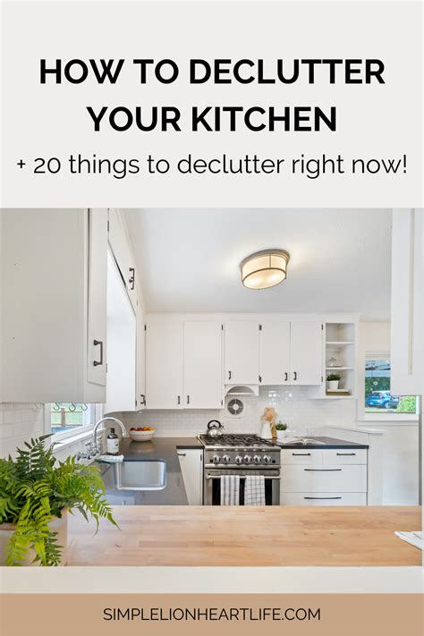 How To Declutter Your Kitchen Things To Declutter Right Now