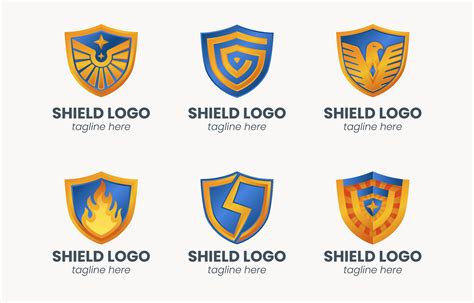 Shield Logo Set 11155684 Vector Art at Vecteezy