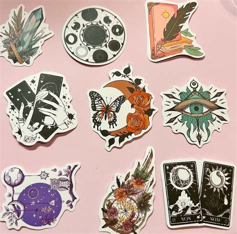 10 Pack of Witchy Stickers, for Water Bottles, Laptops and More - Etsy