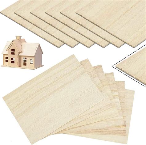 Wodewa Feuille De Placage En Bois 2mm Lot De 5 Plaques 30x14cm I 5