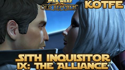 SWTOR KOTFE Sith Inquisitor Chapter 9 The Alliance YouTube