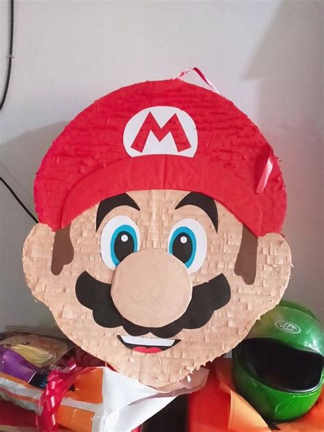 Pi Ata Mario Bross Manualidades Creativas Manualidades Pi Atas