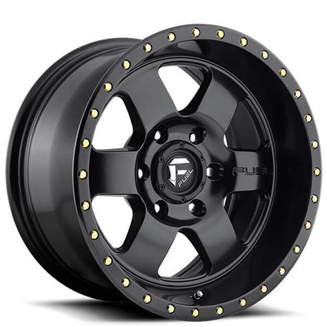 18 Fuel Wheels D618 Podium Matte Black Off Road Rims FL151 2