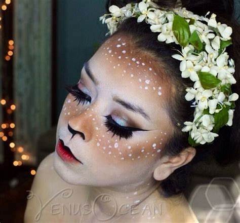 Doe Deer Makeup Tutorial Halloween | Deer makeup, Halloween makeup ...