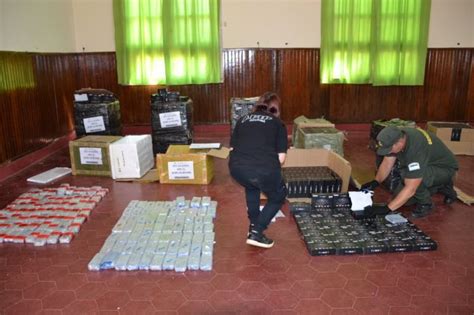 Gendarmería secuestró mercadería de origen extranjero valuada en más de