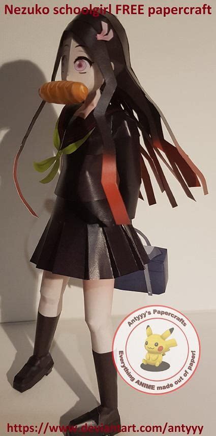 Nezuko Kimetsu No Yaiba Free Built Papercraft Rpapercraftprojects