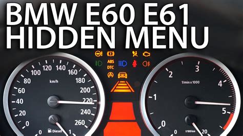 Bmw E E Hidden Menu Obc Mr Fix Info