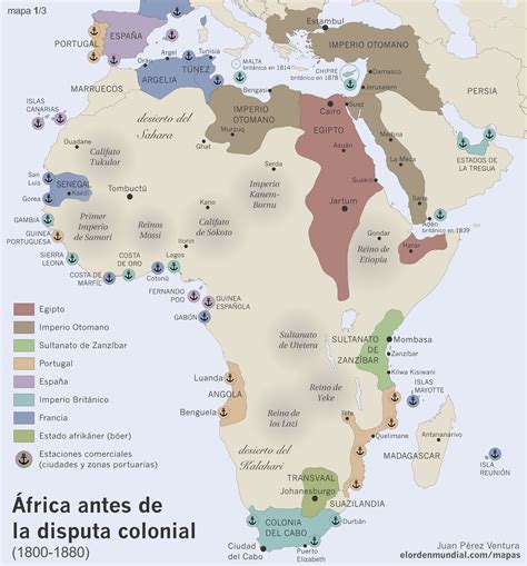 África 200 años de colonización 1815 2015 África Mapas Mapa