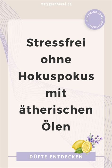 Ätherische Öle gegen Stress