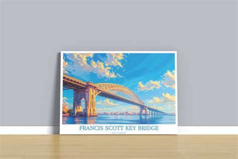 Baltimore Art Print - Baltimore Bridge - Francis Scott Key Bridge - Ma ...