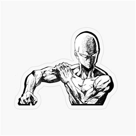 One punch man manga viz saitama pencil sketch drawing art by filmmaking ★★★★★ redbubble – Artofit