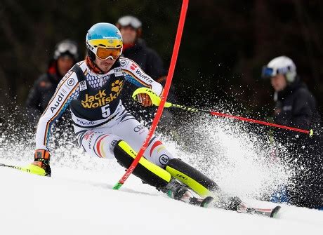 Austrias Marcel Hirscher Competes During Alpine Editorial Stock Photo