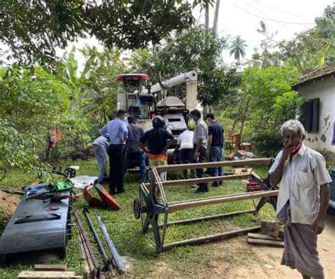 March 2021 Wubota Combine Harvester Maintenance In Sri Lanka