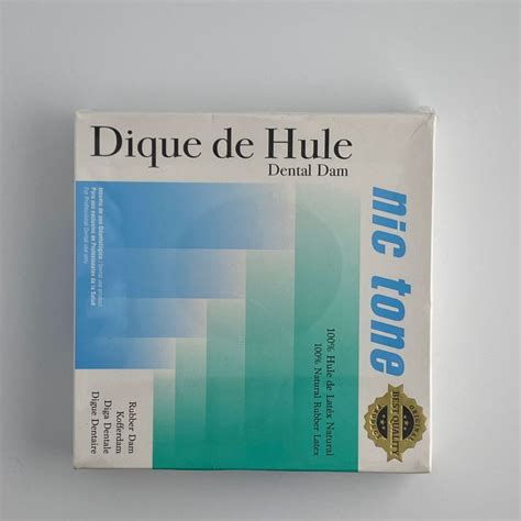 DIQUE DE HULE NIC TONE 5 5 AZUL MEDIANO C 36 HOJAS DentalStanford