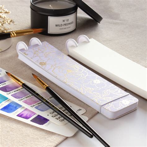 Watercolour Paper Palette for Swatches Mini Sketchbook for - Etsy