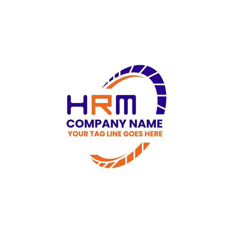 HRM letter logo creative design with vector graphic, HRM simple and ...