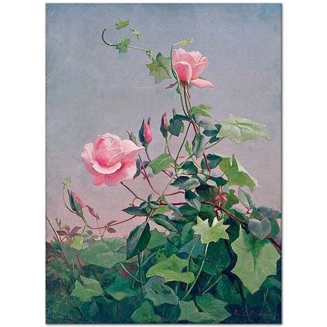 George Cochran Lambdin Pink Roses Art Print Canvastar