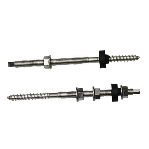 Stainless Steel 304 Dowel Screw Solar Hanger Bolt For Solar Roof Mount