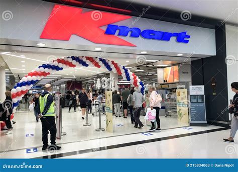 Entrance To Kmart Retail Store Opening New Kmart At Miranda Westfield