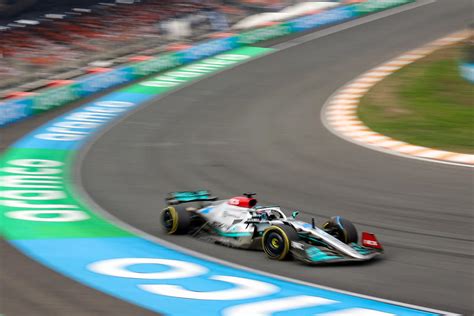 Russell Celebra Ritmo Incrível Da Mercedes Na Holanda Notícia De