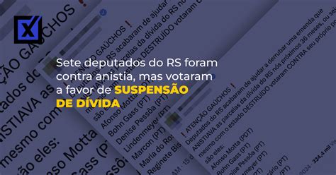 Sete Deputados Do RS Foram Contra Anistia Mas Votaram A Favor De