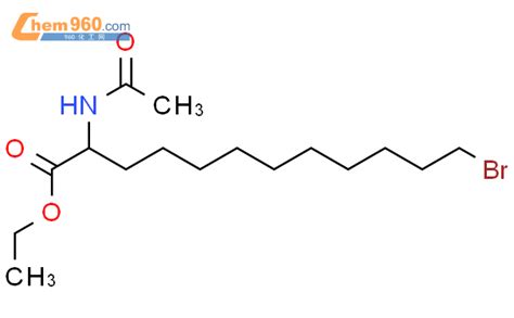 669091 25 2 Dodecanoic acid 2 acetylamino 12 bromo ethyl ester化学式