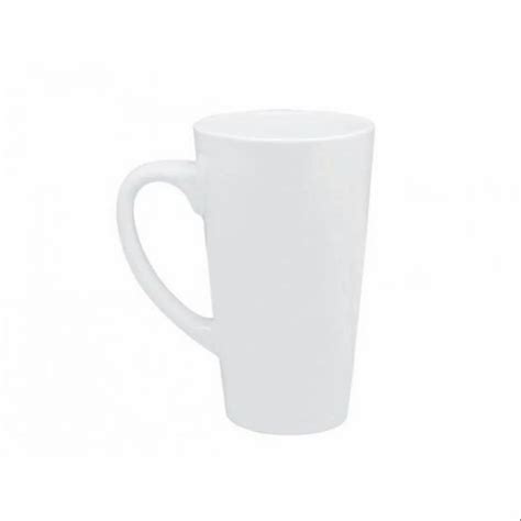 White Plain Sublimation 17oz Conical Mug For Ting At Rs 120 Piece In