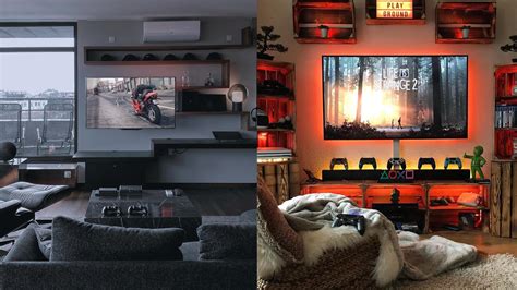 Best Gaming Entertainment Centers And Tv Stand Setup Ideas Gridfiti