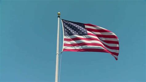 Usa United States Of America Flag Blowing In The Wind Hd Youtube