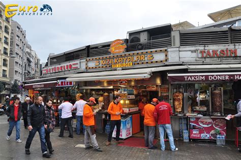 Taksim Square Street Food Istanbul Turkey