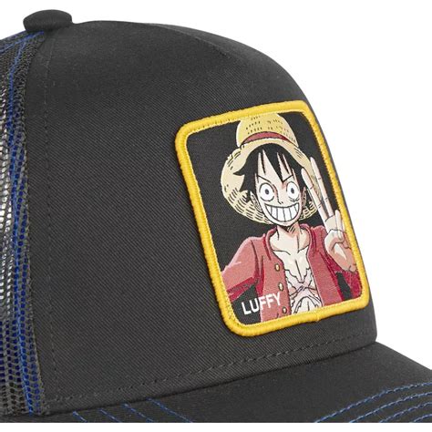 Capslab Monkey D Luffy OP2 LUF1 One Piece Black Trucker Hat