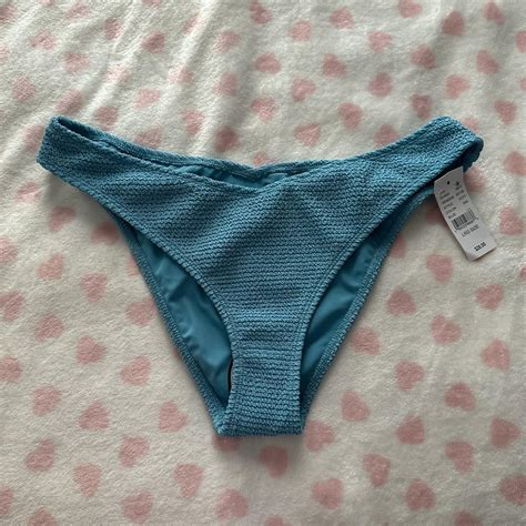 Blue Pacsun Bikini Bottoms Never Worn Depop