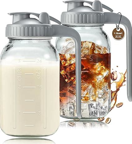 Amazon Glass Pitchers With Lid And Handle Oz Breast Milk