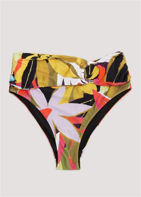 Et Vous Multicoloured Floral Bikini Bottoms Matalan