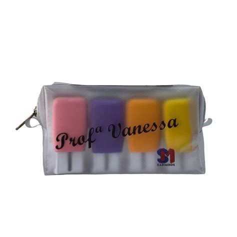 Kit Professor Carimbos Estojo Personalizado Escorrega O Pre O